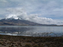 Lauca National Park and Parinacota Volcano