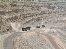 Copper mine in Chuquicamata